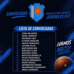 basquet femenino u17