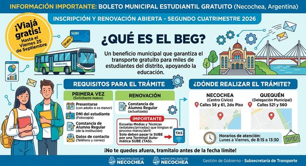 boleto estudiantil gratuito
